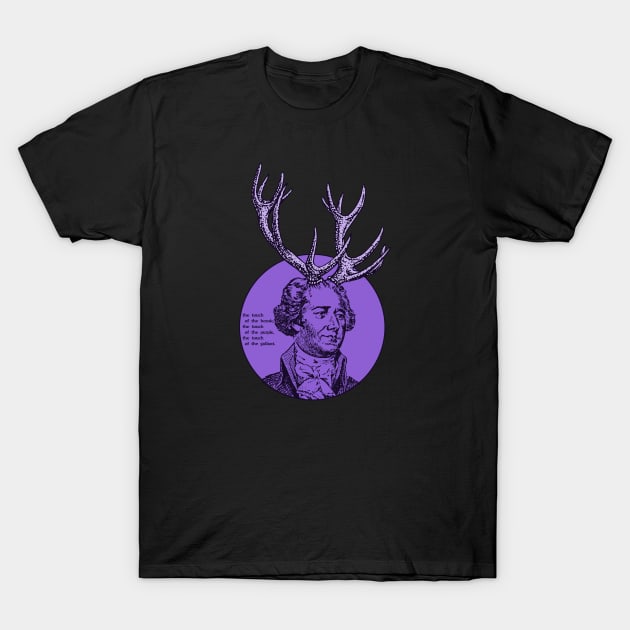 Alexander Hamilton - Heroic Purple Gallant T-Shirt by PinnacleOfDecadence